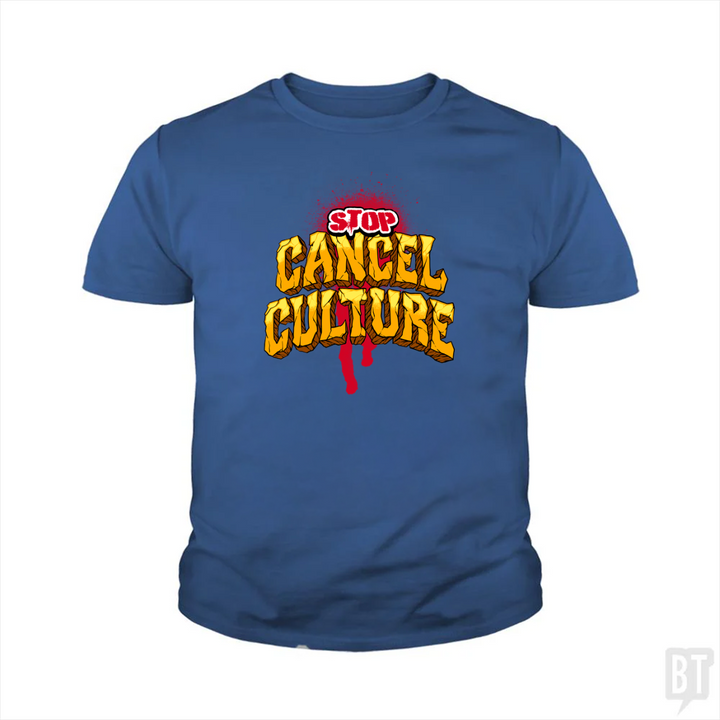 Stop Cancel Culture Kids Shirt