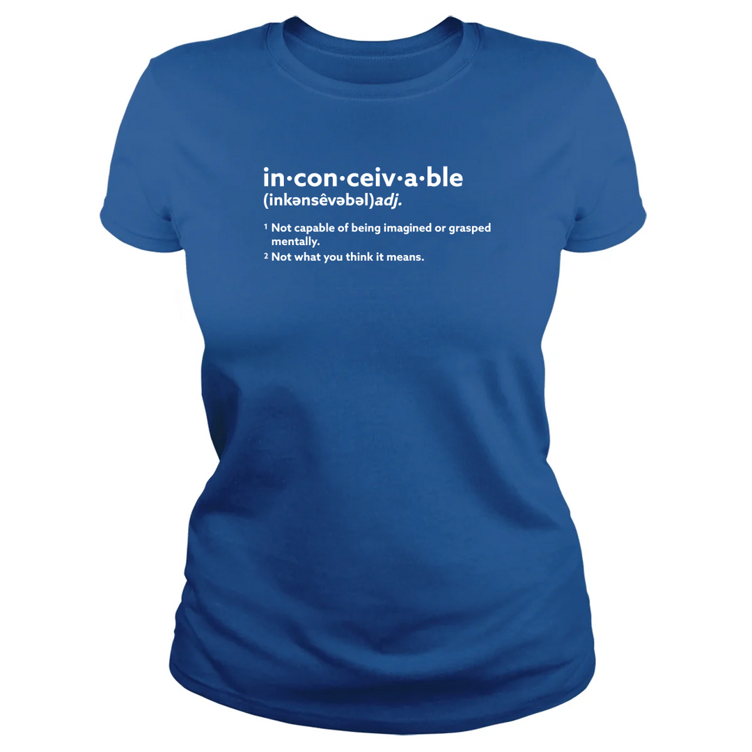 Inconceivable Definition
