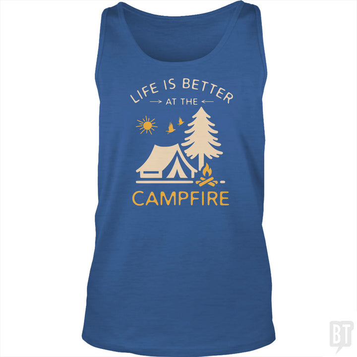 Life Is Better At The Campfire Tank Top
