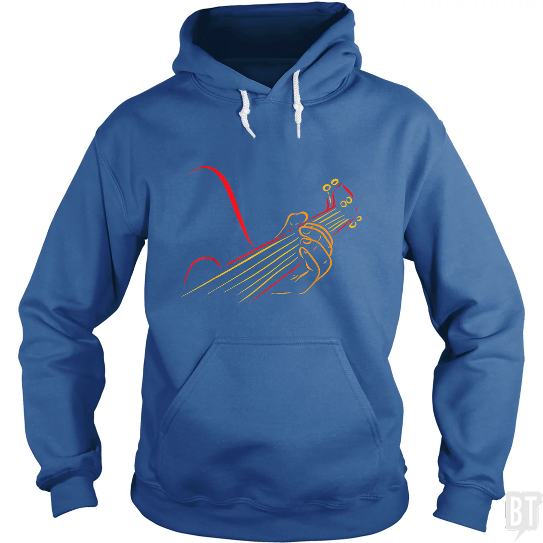 Playing Guitar Music Life Hoodie