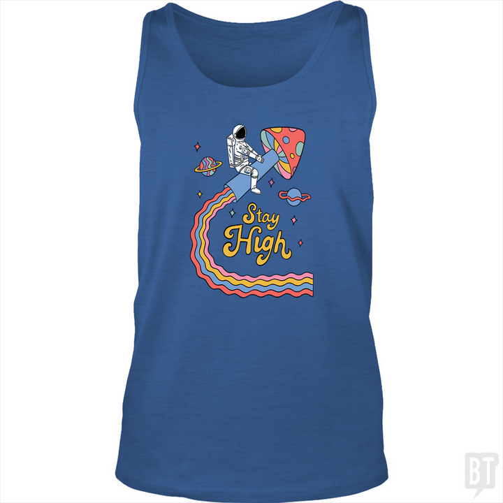 Stay High Astronaut Tank Top