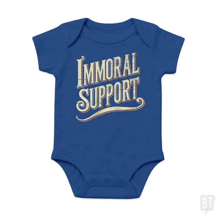 Immoral Support Baby One-Piece