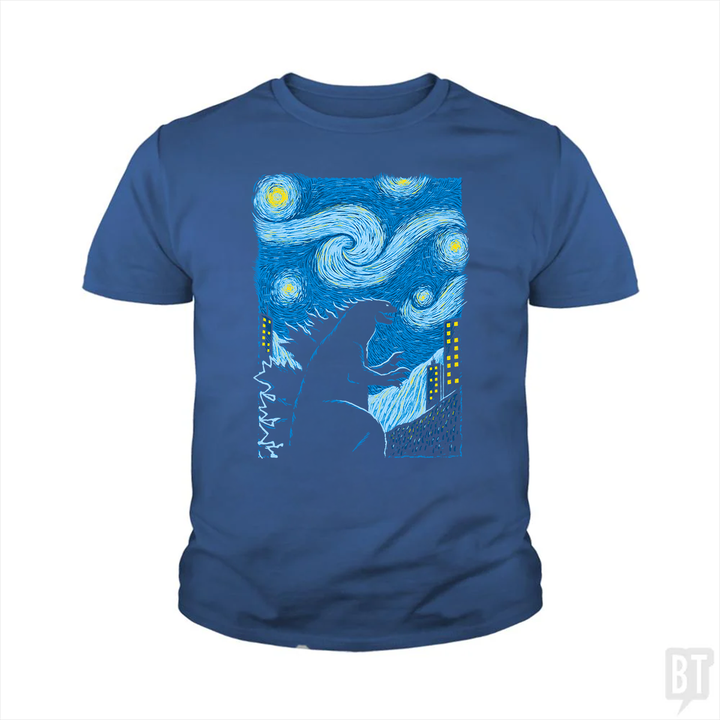 Gogh-Zilla Kids Shirt