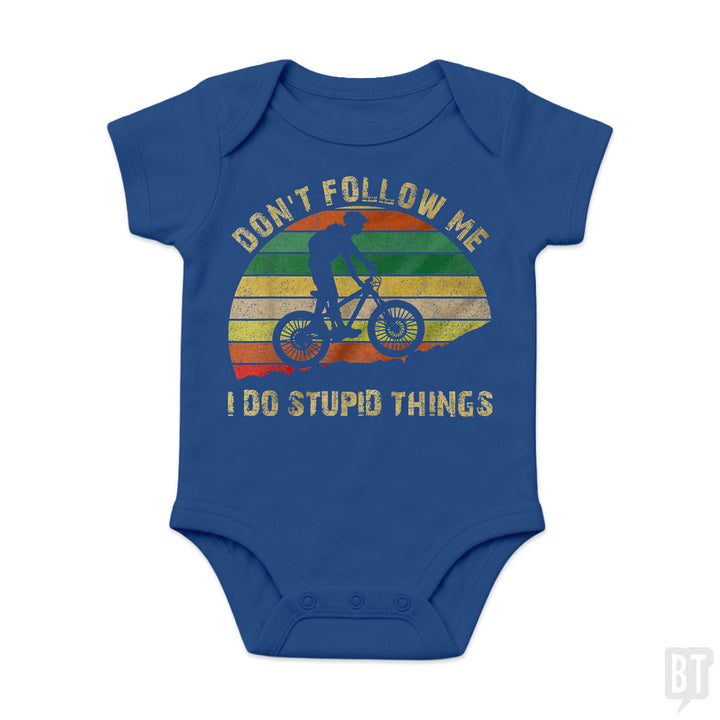 Funny Mountain Bike Baby One-Piece