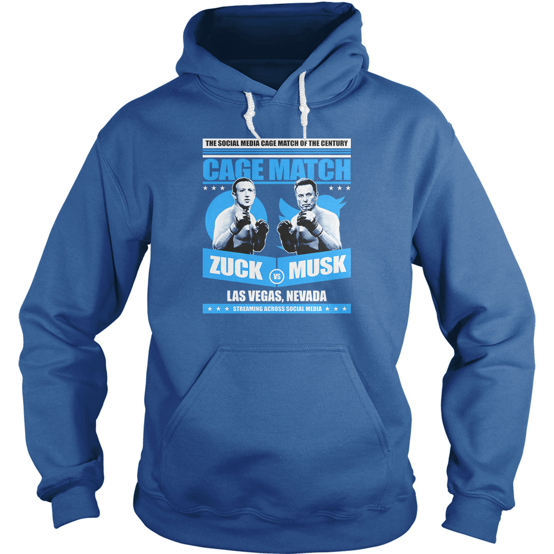 Zuck vs Musk Vintage Hoodie