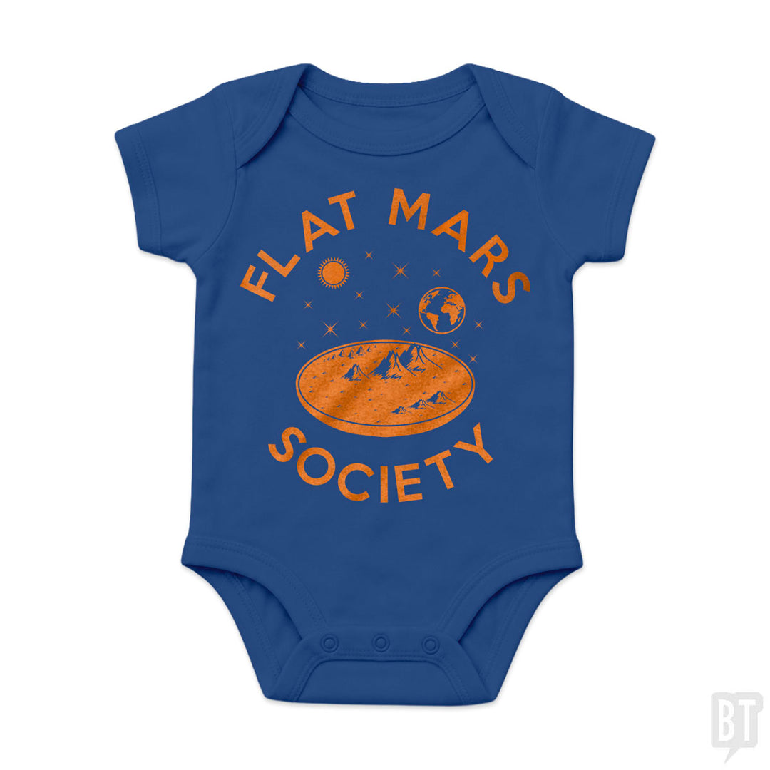 Flat Mars Society Baby One-Piece