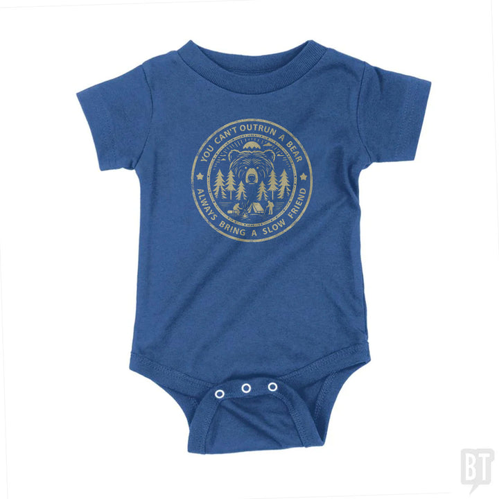 You Can't Outrun A Bear Baby One-Piece