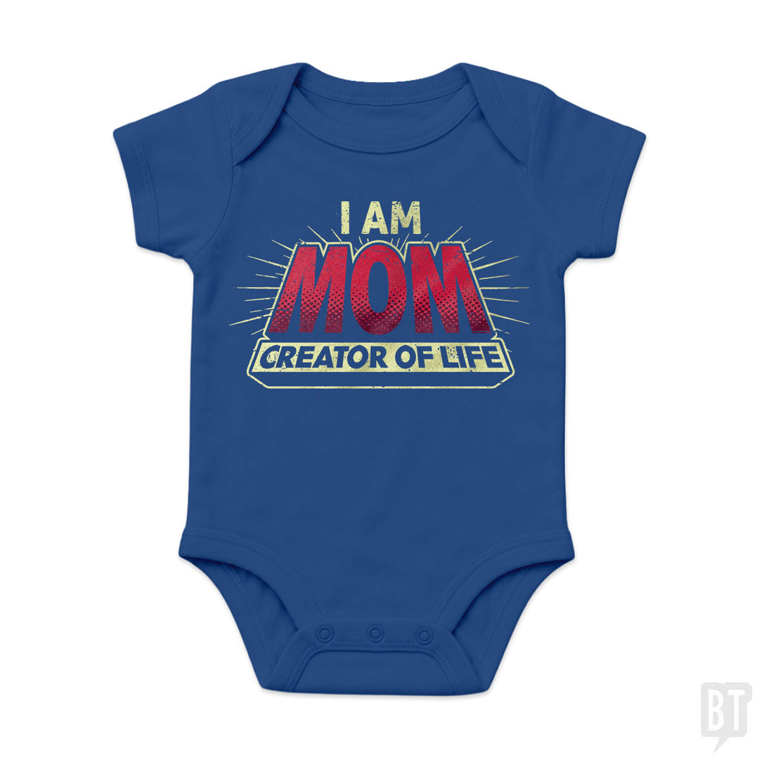 Mom-Creator of Life Baby One-Piece