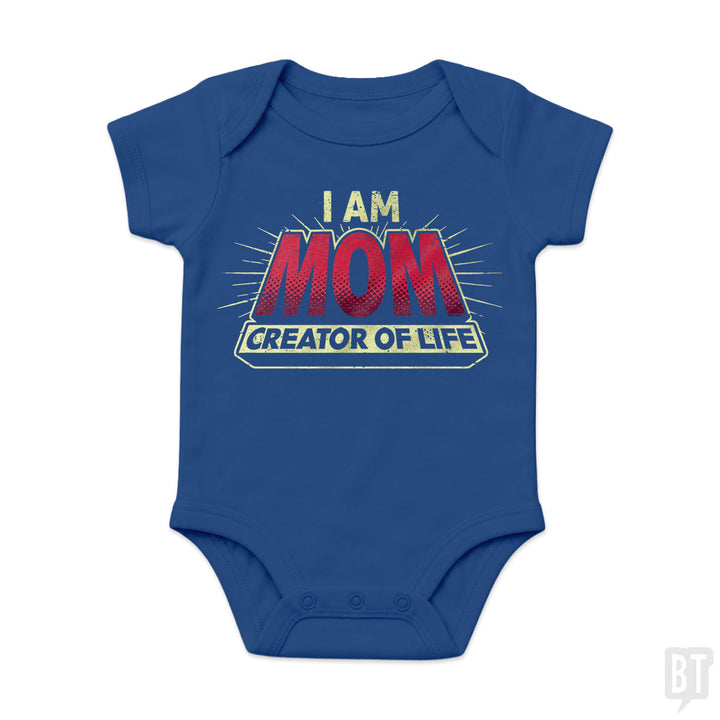 Mom-Creator of Life Baby One-Piece