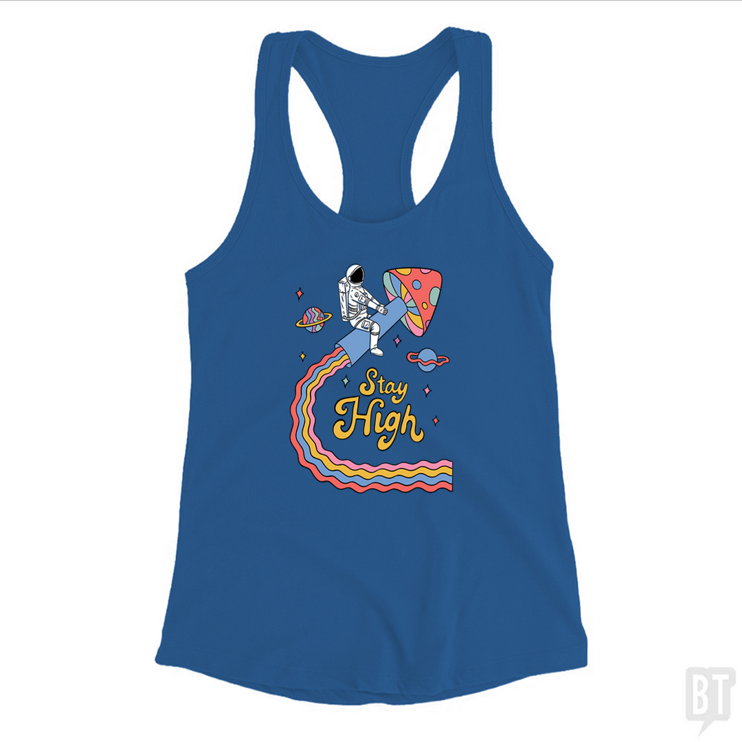 Stay High Astronaut Tank Top
