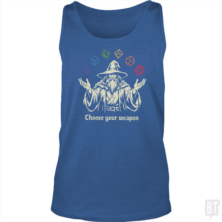 Wizard Weapon Tank Top