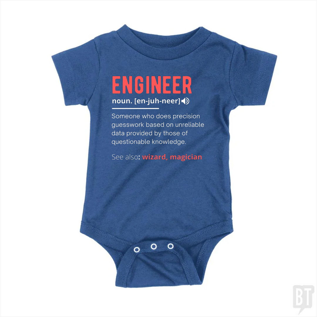 Engineer Definition Baby One-Piece