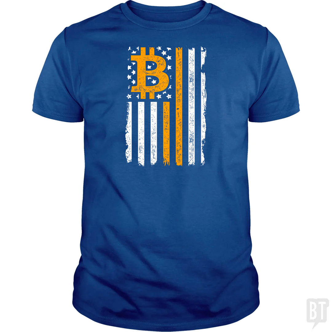 Bitcoin US Flag