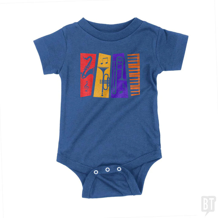 Jazz Music Baby One-Piece