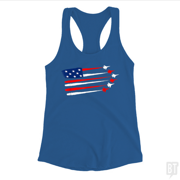 Fighter Jet American Tank Top