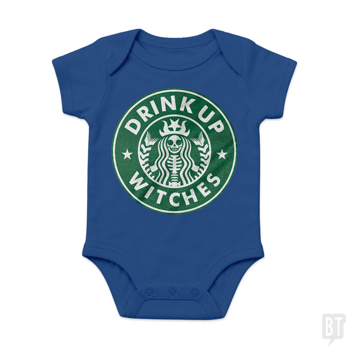 Drink Up Witches Baby One-Piece
