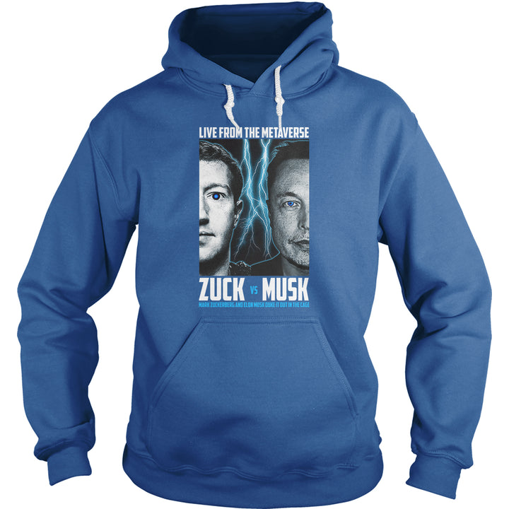 Zuck vs Musk Live From The Metaverse Hoodie
