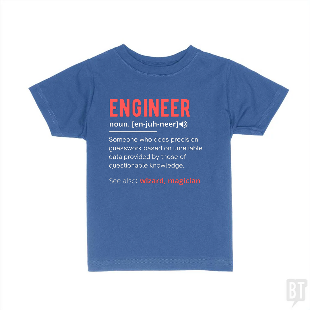 Engineer Definition Kids Shirt