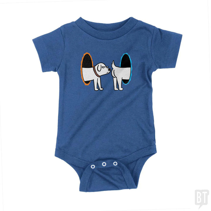 Dog Portal Baby One-Piece