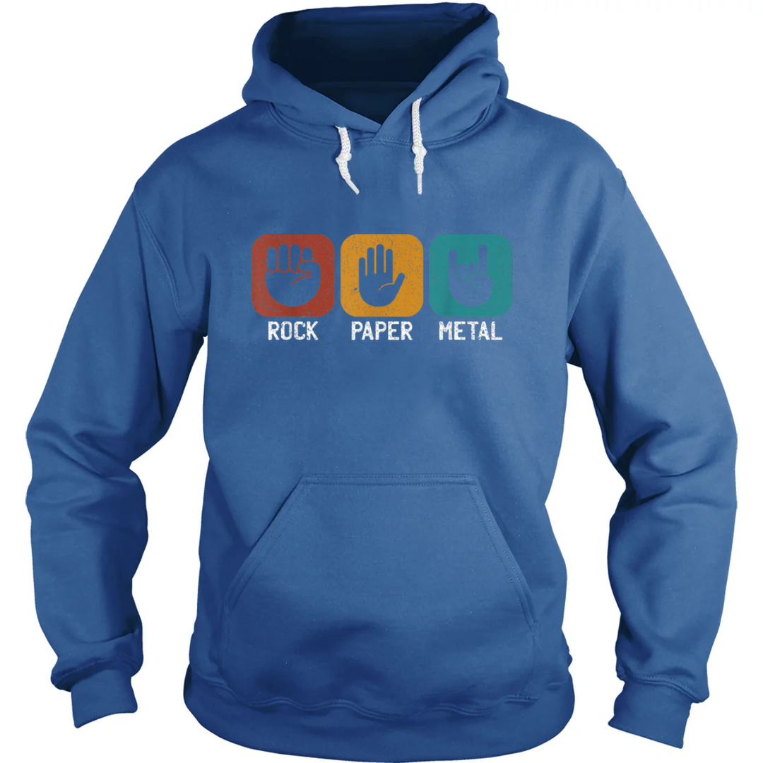 Rock Paper Metal Hoodie