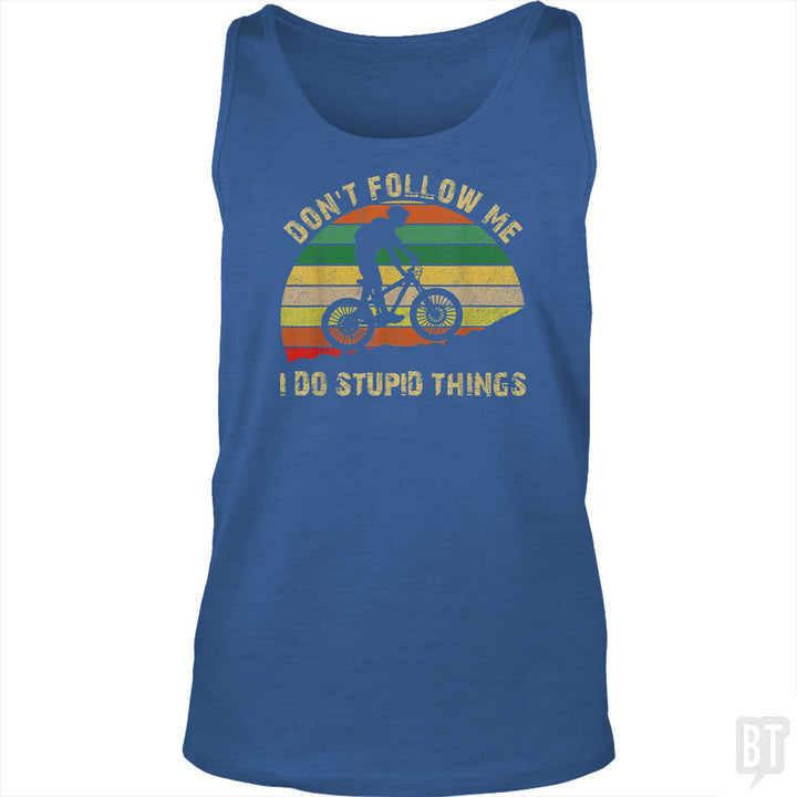 Funny Mountain Bike Tank Top