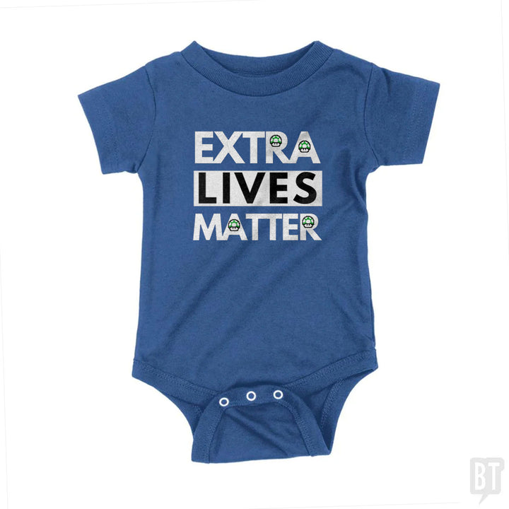 Extra Lives Matter Baby One-Piece