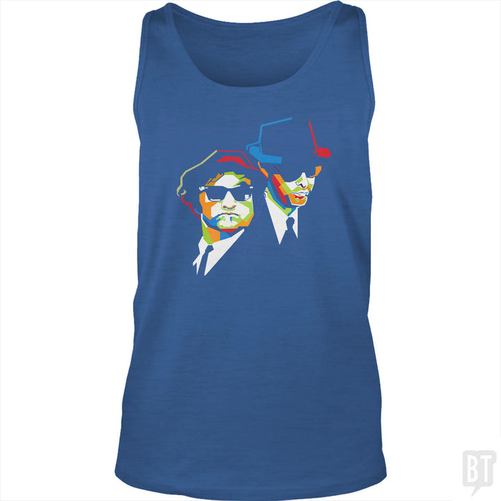 Blues Brothers Cubism Tank Top