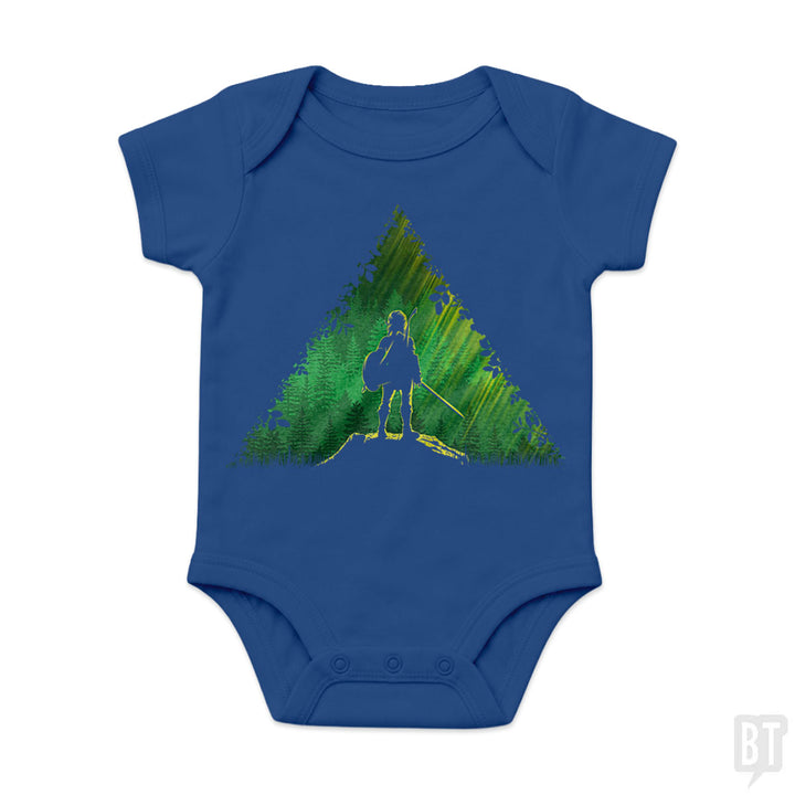 Link In A Forest Baby One-Piece
