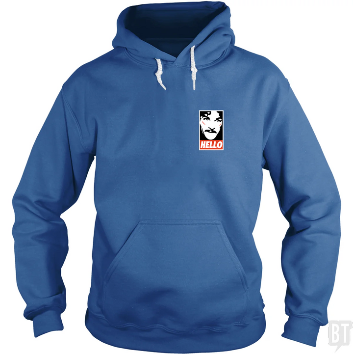 Hello Left Chest Hoodie
