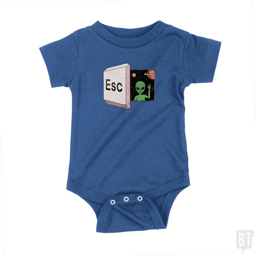Space Escape Baby One-Piece