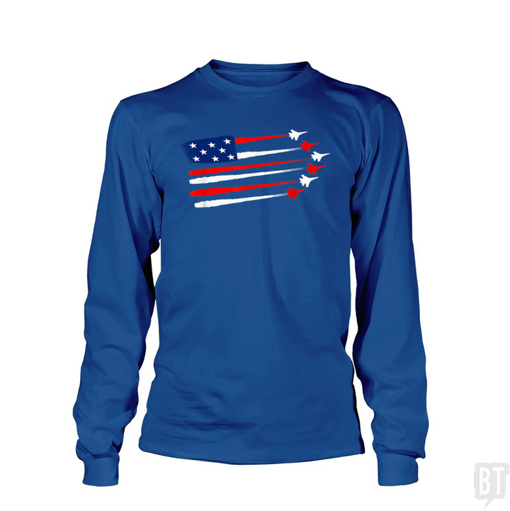 Fighter Jet American Long Sleeve