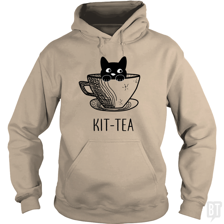 Kit-Tea Funny Cat Lover Hoodie