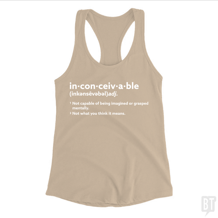 Inconceivable Definition Tank Top
