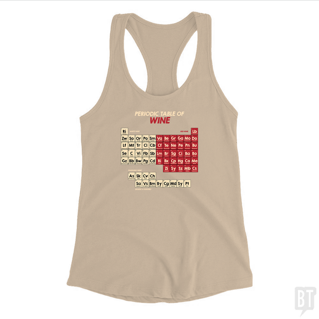 Periodic Table Of Wine Tank Top