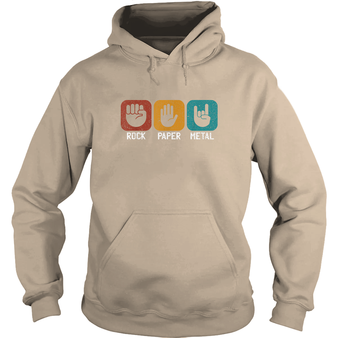 Rock Paper Metal Hoodie