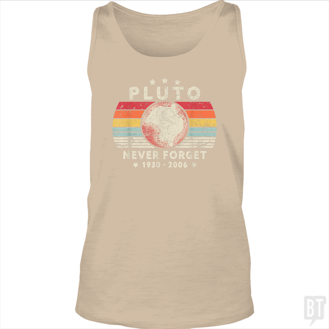 Never Forget Pluto Tank Top