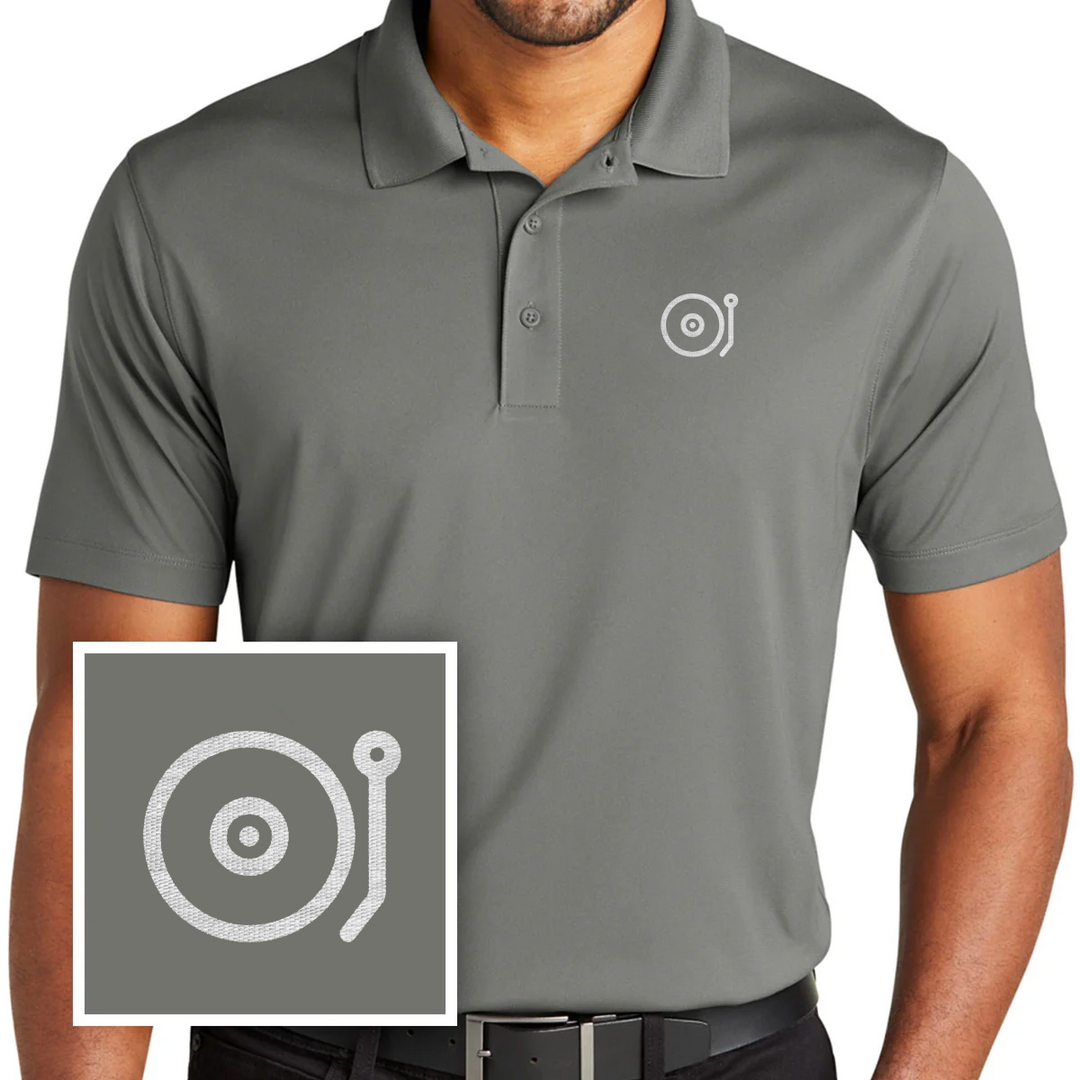 Turntable Music Polo Shirt