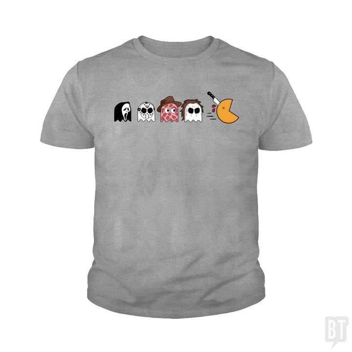 Halloween Horror Characters Kids Shirt