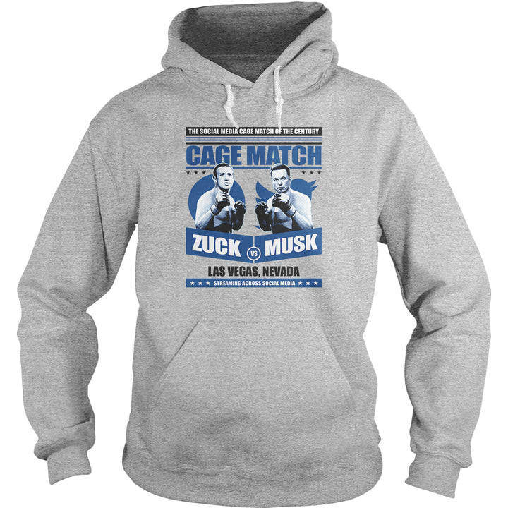 Zuck vs Musk Vintage Hoodie