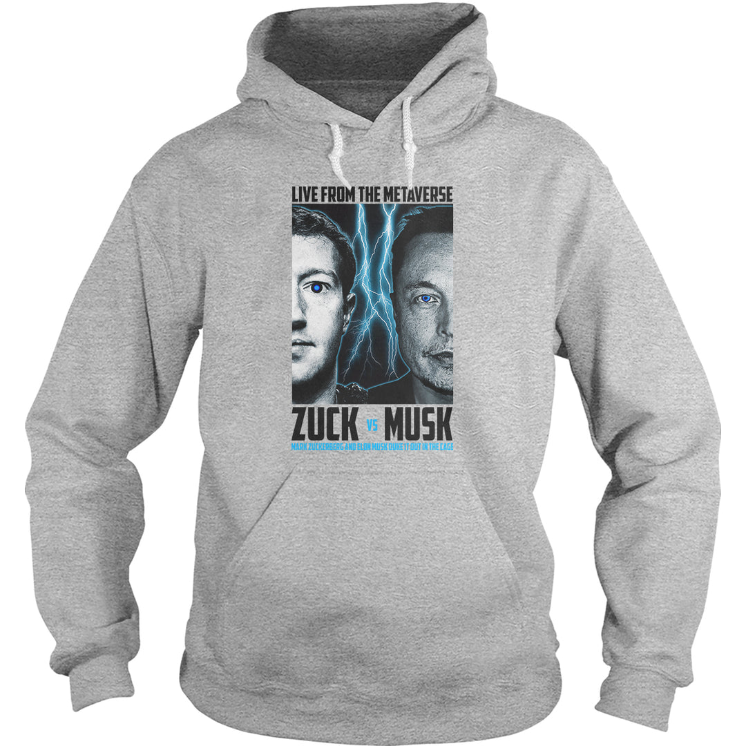 Zuck vs Musk Live From The Metaverse Hoodie
