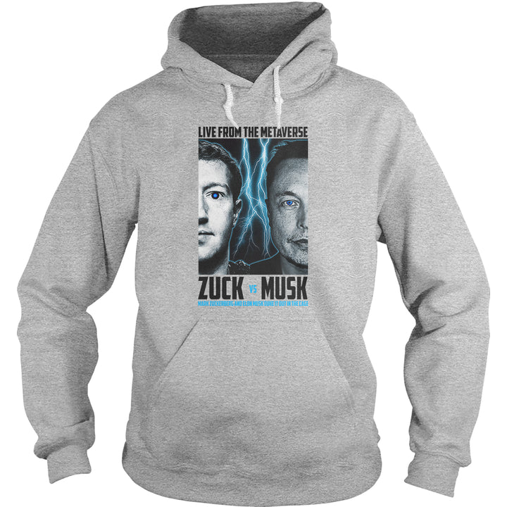 Zuck vs Musk Live From The Metaverse Hoodie