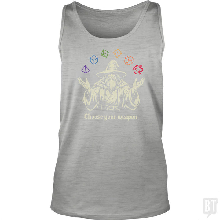 Wizard Weapon Tank Top