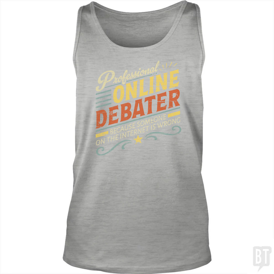 Professional Online Debater Tank Top