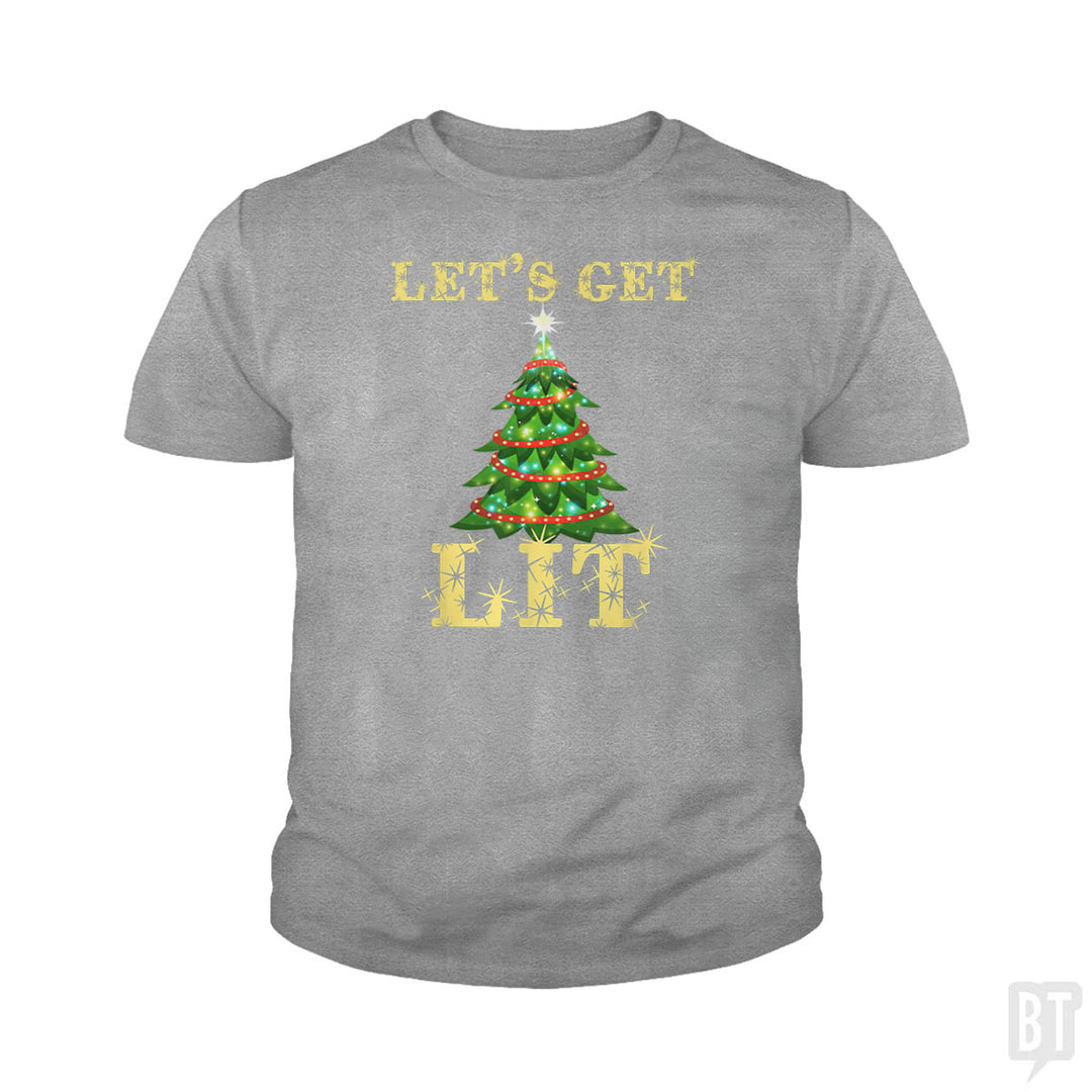 Let's Get Lit Kids Shirt