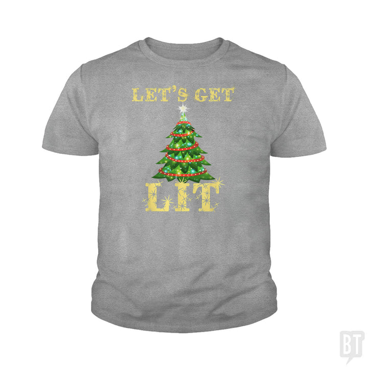 Let's Get Lit Kids Shirt