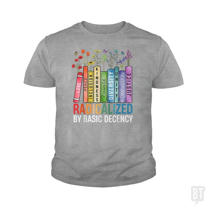 Book Flower Kids Shirt