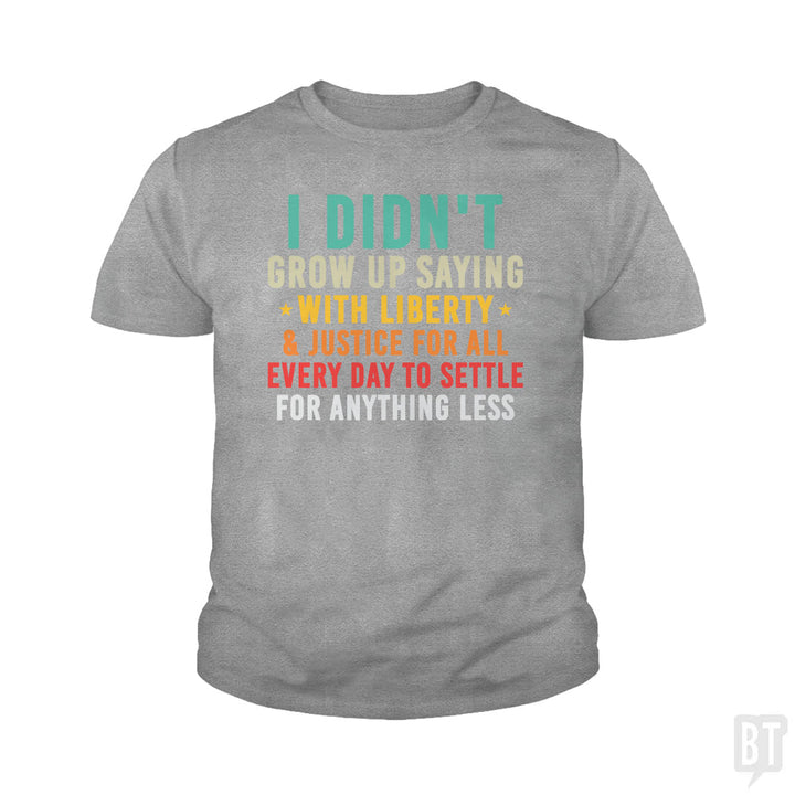 Justice For All Kids Shirt