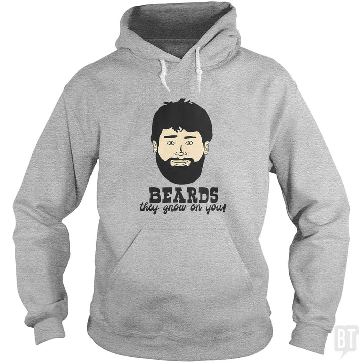 Beards: They Grow On You! Hoodie