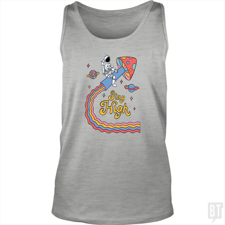 Stay High Astronaut Tank Top