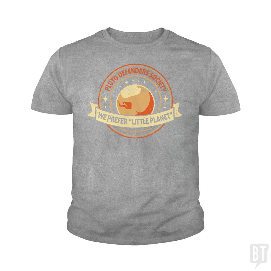 Pluto Defenders Society Kids Shirt